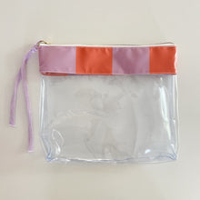 Load image into Gallery viewer, Bolsa transparente “2 em 1” SUMMER LILÁS