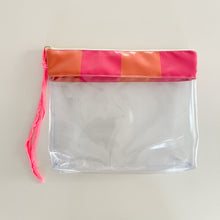 Load image into Gallery viewer, Bolsa transparente “2 em 1” SUMMER ROSA