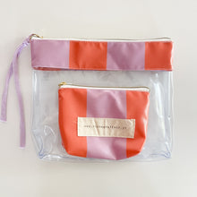 Load image into Gallery viewer, Bolsa transparente “2 em 1” SUMMER LILÁS