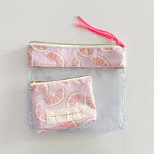 Load image into Gallery viewer, Bolsa transparente "2 em 1" TANGERINA 🍊