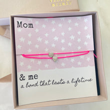 Load image into Gallery viewer, Conjunto pulseiras MOM & ME ♡ prata