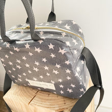 Load image into Gallery viewer, Lancheira M ESTRELAS ANTRACITE