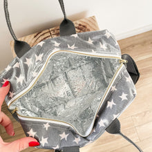 Load image into Gallery viewer, Lancheira M ESTRELAS ANTRACITE