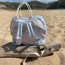 Load image into Gallery viewer, Mochila de rede ZEBRA TURQUESA