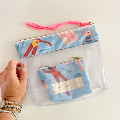 Bolsa transparente “2 em 1” DAY AT THE POOL