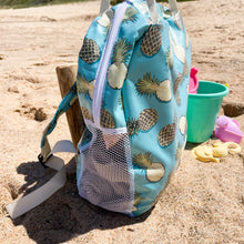 Load image into Gallery viewer, Mochila de rede ABACAXI AZUL