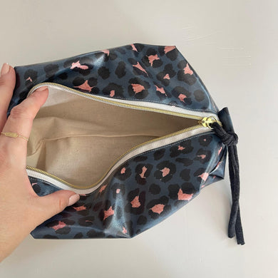 Necessaire grande ANIMAL PRINT BLUE