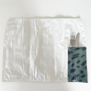 Individual de mesa com bolso HORTELÃ