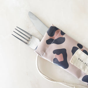 Bolsa para talheres LEOPARDO ESCURO