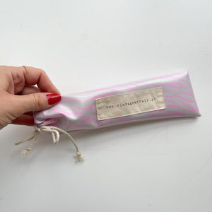 Bolsa para talhares ZEBRA ROSA NEON