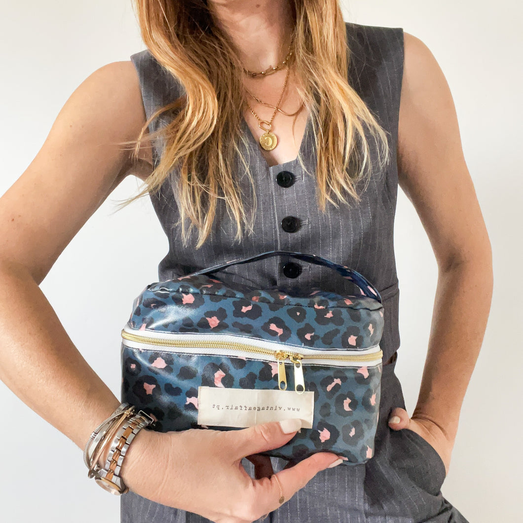 Necessaire térmico ANIMAL PRINT AZUL