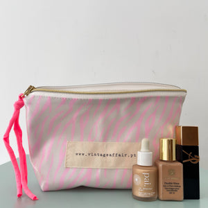 Bolsa plastificada ZEBRA ROSA NEON