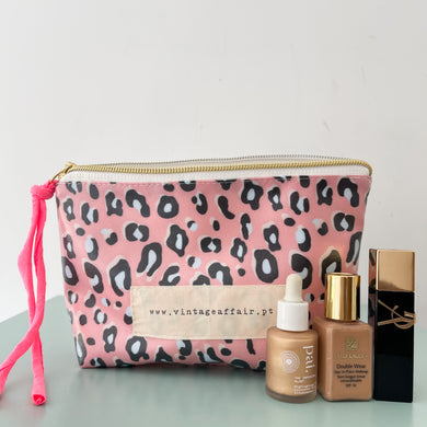Bolsa plastificada ANIMAL PRINT ROSA