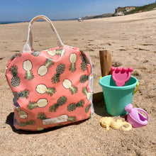 Load image into Gallery viewer, Mochila de rede ABACAXI LARANJA