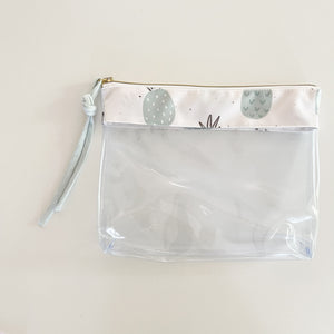 Bolsa transparente “2 em 1” ANANÁS MENTA