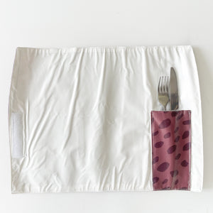 Individual de mesa com bolso GINJA