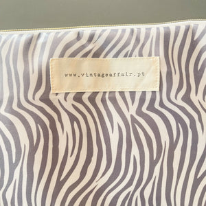 Capa para PC portátil ZEBRA CINZA & BRANCO