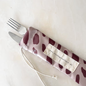 Bolsa para talheres BURGUNDY