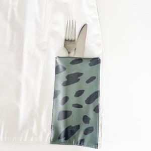 Individual de mesa com bolso HORTELÃ