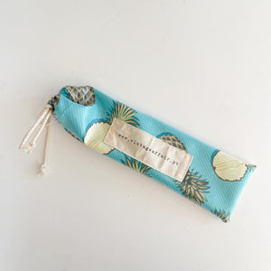 Bolsa para talheres ABACAXI AZUL