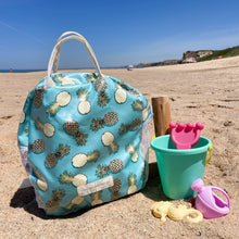Load image into Gallery viewer, Mochila de rede ABACAXI AZUL