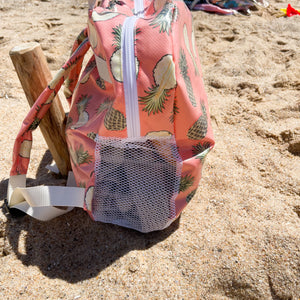 Mochila de rede ABACAXI LARANJA
