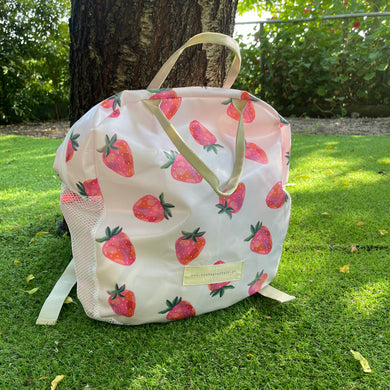 Mochila de rede MORANGOSKA 🍓