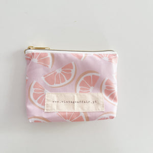 Bolsa transparente "2 em 1" TANGERINA 🍊