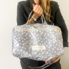 Load image into Gallery viewer, saco de desporto DOTS CINZA