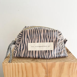 Necessaire grande ZEBRA TAUPE