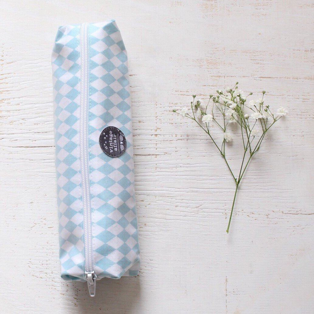 Aqua pencil case