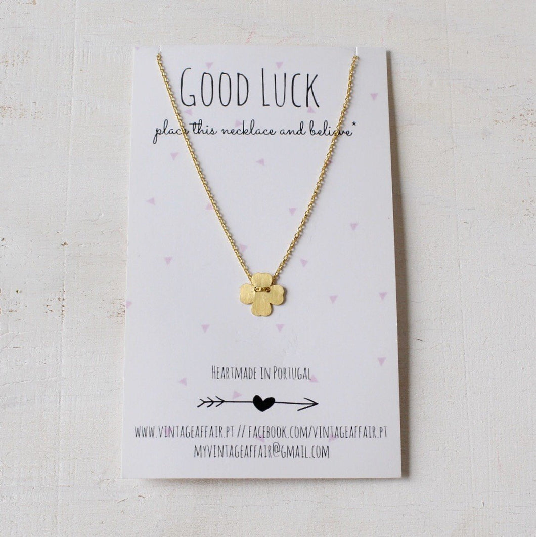 Clover necklace
