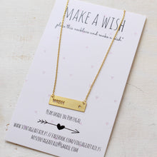 Load image into Gallery viewer, bar necklace
