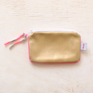 gold and neon mini