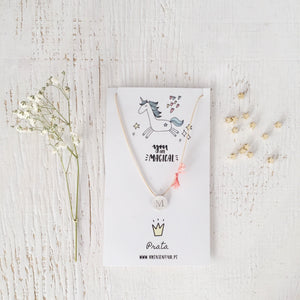 Letter necklace