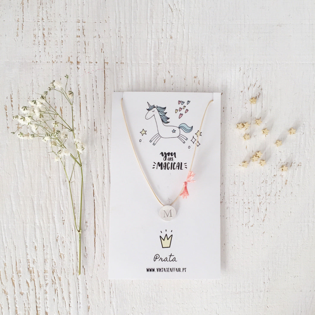 Letter necklace