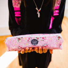 Load image into Gallery viewer, floral pink Pencil case