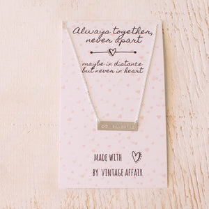 bar necklace