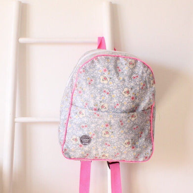 Grey floral small
