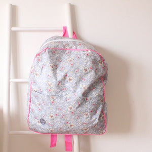 Floral grey large