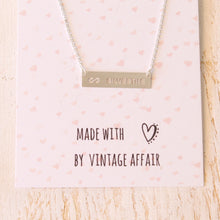 Load image into Gallery viewer, bar necklace