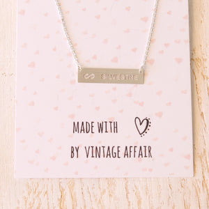 bar necklace