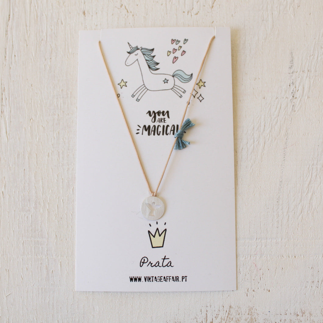 angel tassel necklace