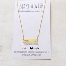 Load image into Gallery viewer, bar necklace