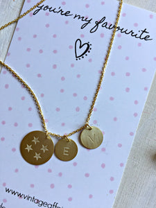 colar gravação estrelas