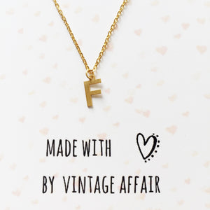Letter necklace