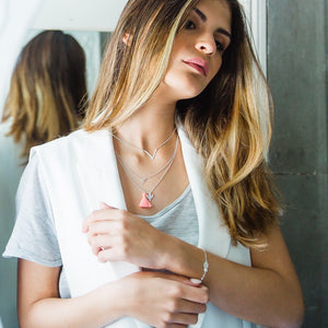 Silver cactus + tassel