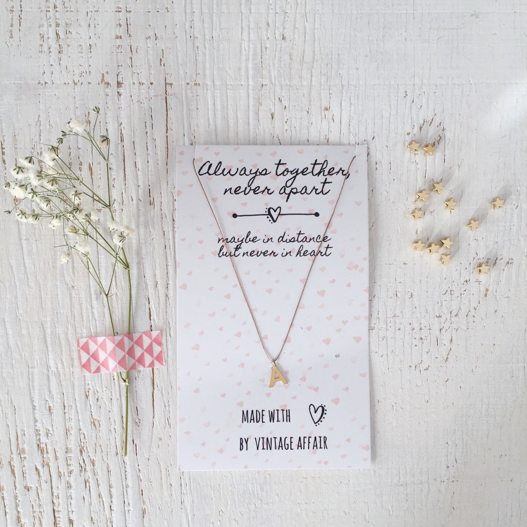 Letter necklace