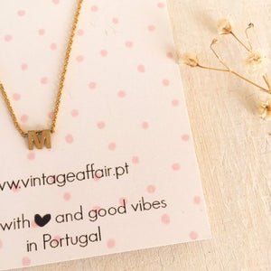 Letter necklace