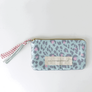 bolsa pequena ANINAL PRINT VERDE